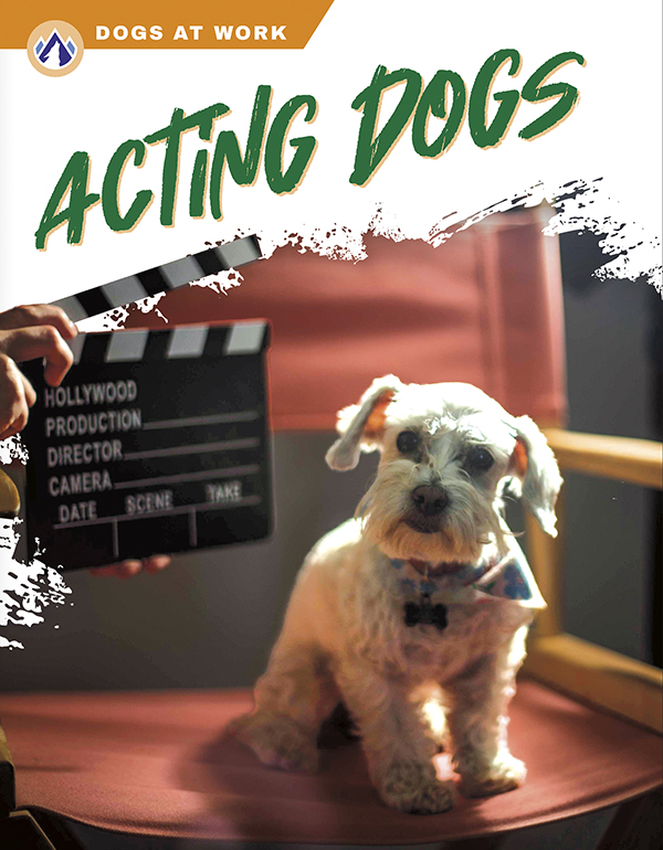 In this book, readers explore how dogs act in films and videos, as well as the skills and training this work requires. Short paragraphs of easy-to-read text are paired with plenty of colorful photos to make reading engaging and accessible. The book also includes a table of contents, fun facts, sidebars, comprehension questions, a glossary, an index, and a list of resources for further reading. Apex books have low reading levels (grades 2-3) but are designed for older students, with interest levels of grades 3-7. Preview this book.