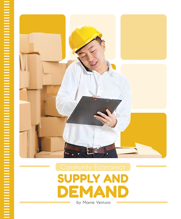 Supply and Demand introduces readers to the concept of supply and demand using familiar examples, such as shopping and holidays. Vivid photographs and easy-to-read text aid comprehension for early readers. Features include a table of contents, an infographic, fun facts, Making Connections questions, a glossary, and an index. QR Codes in the book give readers access to book-specific resources to further their learning. Preview this book.