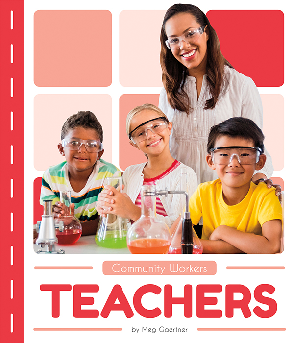 Teachers shows readers how teachers help their communities, using familiar school-related examples. Vivid photographs and easy-to-read text aid comprehension for early readers. Features include a table of contents, an infographic, fun facts, Making Connections questions, a glossary, and an index. QR Codes in the book give readers access to book-specific resources to further their learning. Preview this book.