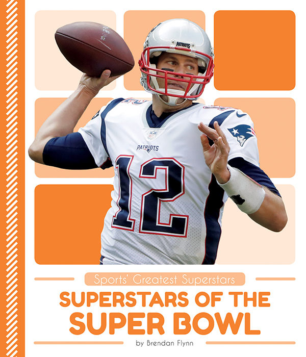 From Tom Brady to Russell Wilson, Superstars of the Super Bowl introduces readers to some of the greatest sports players in the Super Bowl. Vivid photographs and easy-to-read text aid comprehension for early readers. Features include a table of contents, an infographic, fun facts, Making Connections questions, a glossary, and an index. QR Codes in the book give readers access to book-specific resources to further their learning. Preview this book.