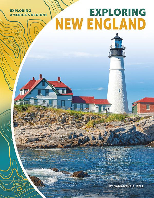 While it is the smallest region within the United States, New England played a major role in the nation’s early history. Exploring New England examines the historic importance of the region as well as its geography, biology, industries, and diverse cultures. Easy-to-read text, vivid images, and helpful back matter give readers a clear look at this subject. Features include a table of contents, infographics, a glossary, additional resources, and an index. Aligned to Common Core Standards and correlated to state standards.