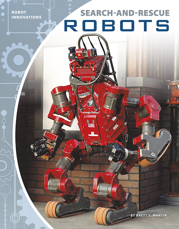 After disasters, robots can help save lives. They search for survivors from their air, climb through piles of rubble, and help human rescue workers stay safe. Search-and-Rescue Robots introduces readers to examples of these robots, the challenges faced by their designers, and the advances that are on the horizon. Easy-to-read text, vivid images, and helpful back matter give readers a clear look at this subject. Features include a table of contents, infographics, a glossary, additional resources, and an index. Aligned to Common Core Standards and correlated to state standards. Preview this book.