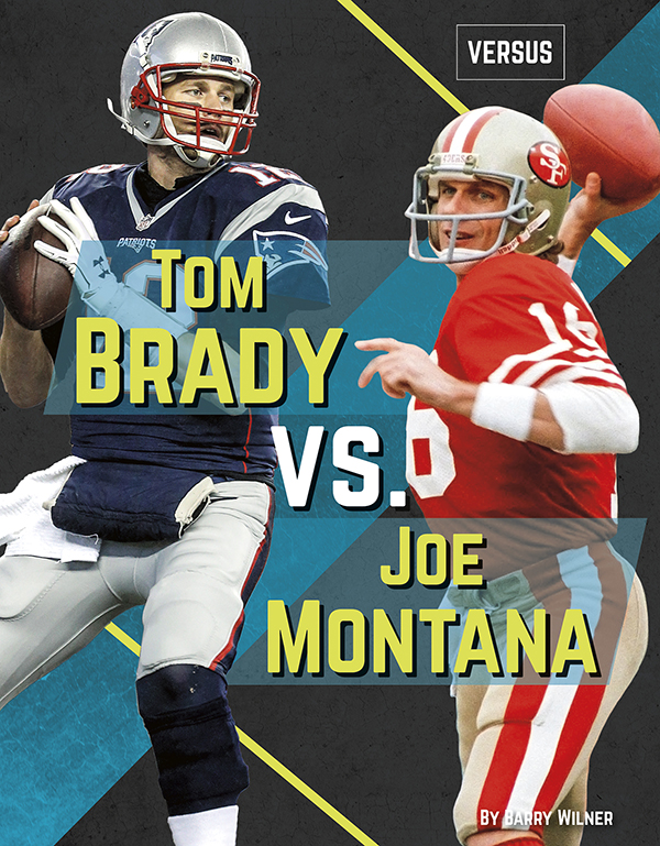 This title compares classic star Joe Montana and contemporary champion Tom Brady. From leadership and accuracy to arm strength and running, chapters explore and compare each player’s skills on the field. The title also features end-of-chapter fact boxes for side-by-side player comparison, as well as a glossary. It will be up to the reader to decide who is the all-time football hero.
