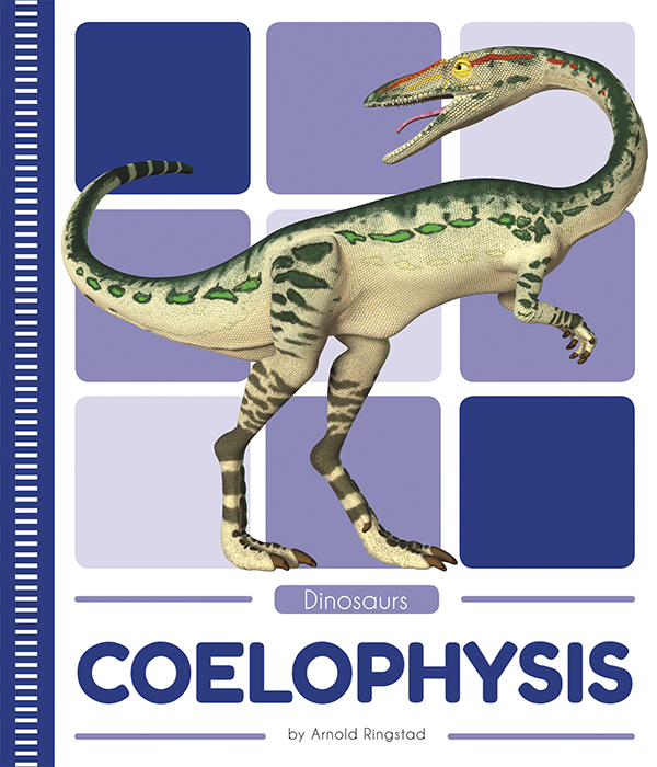 This book introduces readers to the physical characteristics, behavior, habitat, and fossil record of Coelophysis. Vivid photographs and easy-to-read text aid comprehension for early readers. Features include a table of contents, an infographic, fun facts, Making Connections questions, a glossary, and an index. QR Codes in the book give readers access to book-specific resources to further their learning. Preview this book.