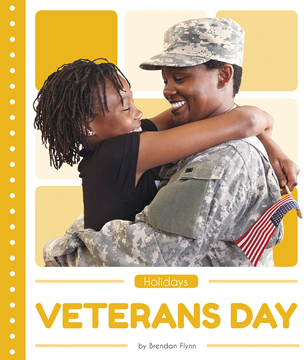This book introduces readers to the history, meaning, traditions, and celebrations of Veterans Day. Vivid photographs and easy-to-read text aid comprehension for early readers. Features include a table of contents, an infographic, fun facts, Making Connections questions, a glossary, and an index. QR Codes in the book give readers access to book-specific resources to further their learning. Preview this book.