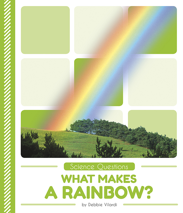 This book introduces readers to the science behind rainbows. Students learn about the different wavelengths of light and the bending of light through prisms. Vivid photographs and easy-to-read text aid comprehension for early readers. Features include a table of contents, an infographic, fun facts, Making Connections questions, a glossary, and an index. QR Codes in the book give readers access to book-specific resources to further their learning. Preview this book.