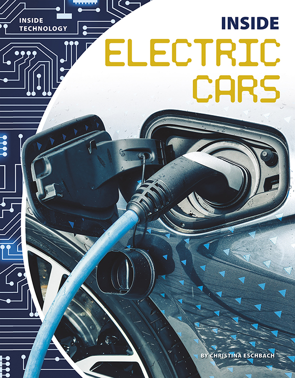 Engineers are designing electric cars to replace public transportation, personal vehicles, and semitrucks—all while powered by electricity instead of fossil fuels. Inside Electric Cars introduces readers to the uses of electric cars, the hardware and software that make electric cars possible, and the future of electric car technology. Easy-to-read text, vivid images, and helpful back matter give readers a clear look at this subject. Features include a table of contents, infographics, a glossary, additional resources, and an index. Aligned to Common Core Standards and correlated to state standards. Preview this book.