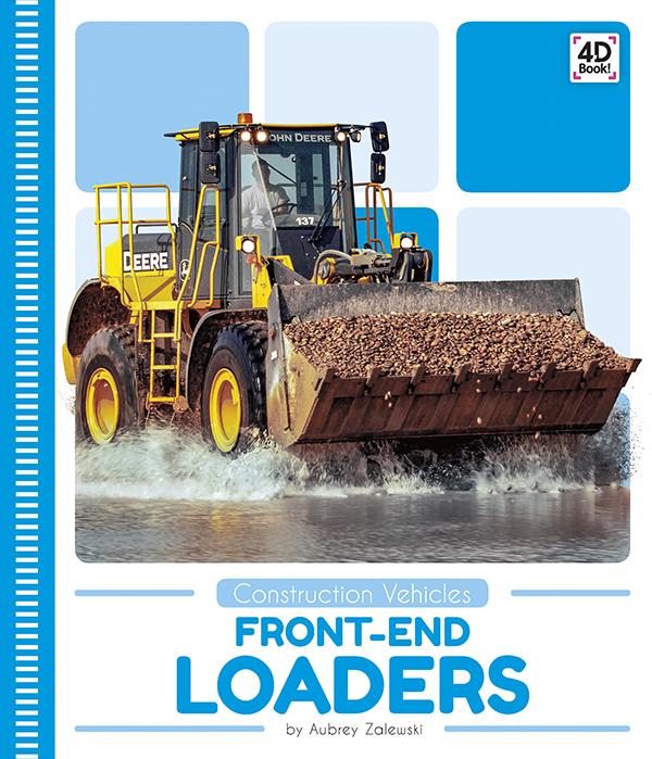 Introduces readers to the purpose and parts of front-end loaders. Vivid photographs and easy-to-read text aid comprehension for early readers. Features include a table of contents, an infographic, fun facts, Making Connections questions, a glossary, and an index. QR Codes in the book give readers access to book-specific resources to further their learning. Preview this book.