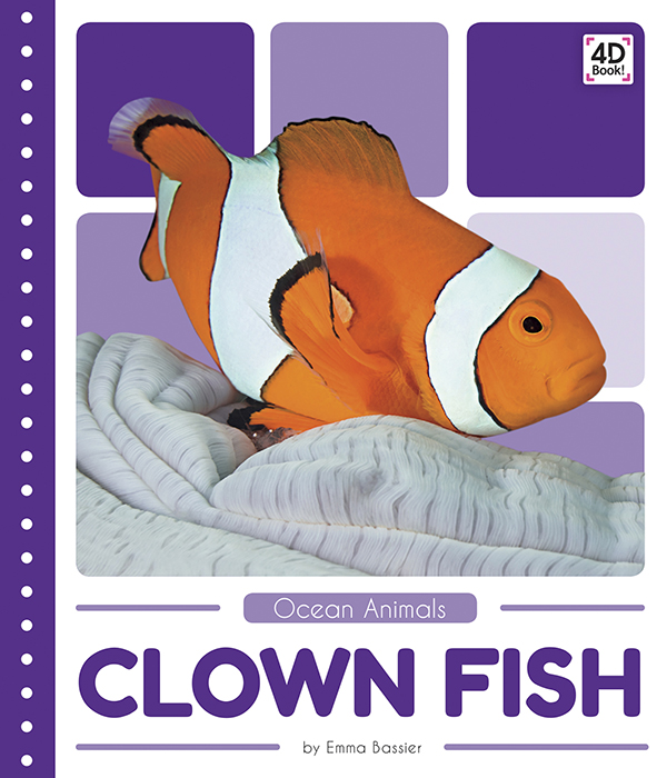 Introduces readers to the life cycle, behavior, physical characteristics, and habitat of clown fish. Vivid photographs and easy-to-read text aid comprehension for early readers. Features include a table of contents, an infographic, fun facts, Making Connections questions, a glossary, and an index. QR Codes in the book give readers access to book-specific resources to further their learning. Preview this book.