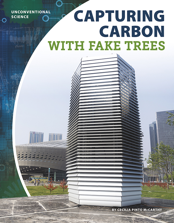 People are adding carbon to the atmosphere. This causes Earth’s temperatures to warm. Scientists are developing fake trees that can capture and store carbon from the air. Capturing Carbon with Fake Trees looks at the science behind the technology and how it could help improve life on Earth. Easy-to-read text, vivid images, and helpful back matter give readers a clear look at this subject. Features include a table of contents, infographics, a glossary, additional resources, and an index. Aligned to Common Core Standards and correlated to state standards. Core Library is an imprint of Abdo Publishing, a division of ABDO. Preview this book.