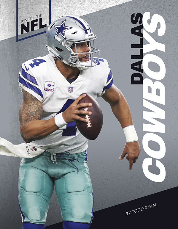 This title examines the history of the Dallas Cowboys, telling the story of the franchise and its top players, greatest games, and most thrilling moments. This book includes informative sidebars, high-energy photos, a timeline, a team file, and a glossary. SportsZone is an imprint of Abdo Publishing Company. Preview this book.
