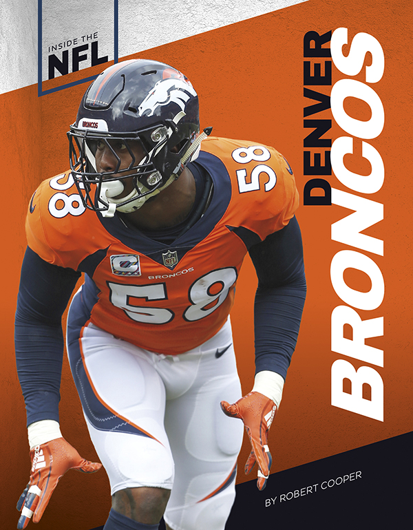 This title examines the history of the Denver Broncos, telling the story of the franchise and its top players, greatest games, and most thrilling moments. This book includes informative sidebars, high-energy photos, a timeline, a team file, and a glossary. SportsZone is an imprint of Abdo Publishing Company. Preview this book.