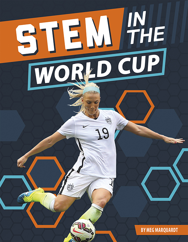 This title introduces fans to the STEM concepts in the World Cup, exploring how science, technology, engineering, and math are all at play in this exciting event. The title features informative sidebars and infographics, exciting photos, a glossary, and an index. SportsZone is an imprint of Abdo Publishing Company. Preview this book.
