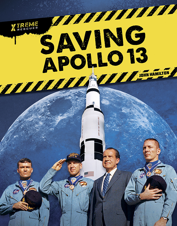 This title introduces readers to the skills and technology that came together to help bring the Apollo 13 crew home after the command module was knocked out two days into the mission. Simple text and incredible close-up photographs focus on the amazing rescue work. This title also features details about what to do if readers find themselves in a similar situation, surprising facts, and quotes from the rescuers and the rescued. Aligned to Common Core Standards and correlated to state standards. Preview this book.