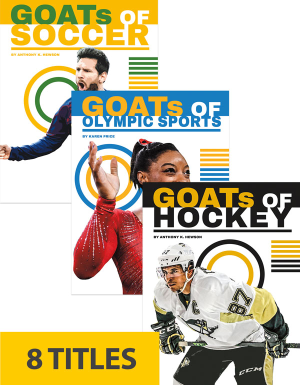 Sports GOATs: The Greatest Of All Time (Set Of 8)