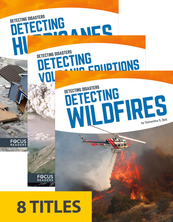 Detecting Disasters examines how scientists keep people safe by predicting and studying natural disasters. Each book covers the science behind the disaster, notable examples from the past, and the cutting-edge technology scientists are using today. This exciting series will introduce readers to the lifesaving power of science.