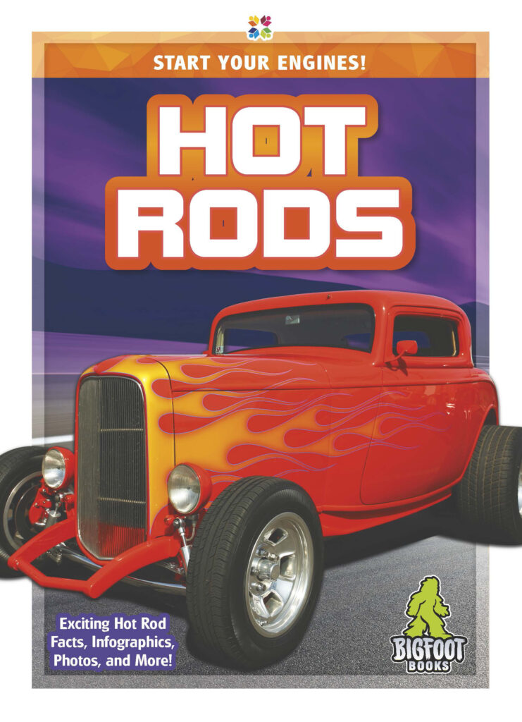 This title introduces readers to the defining characteristics, history, mechanics, and uses of hot rods. The title features engaging infographics, informative sidebars, vivid photographs, and a glossary.