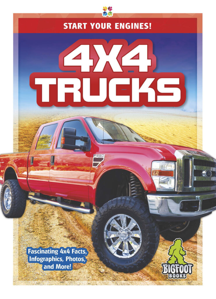 This title introduces readers to the defining characteristics, history, mechanics, and uses of 4x4 trucks. The title features engaging infographics, informative sidebars, vivid photographs, and a glossary. Preview this book.