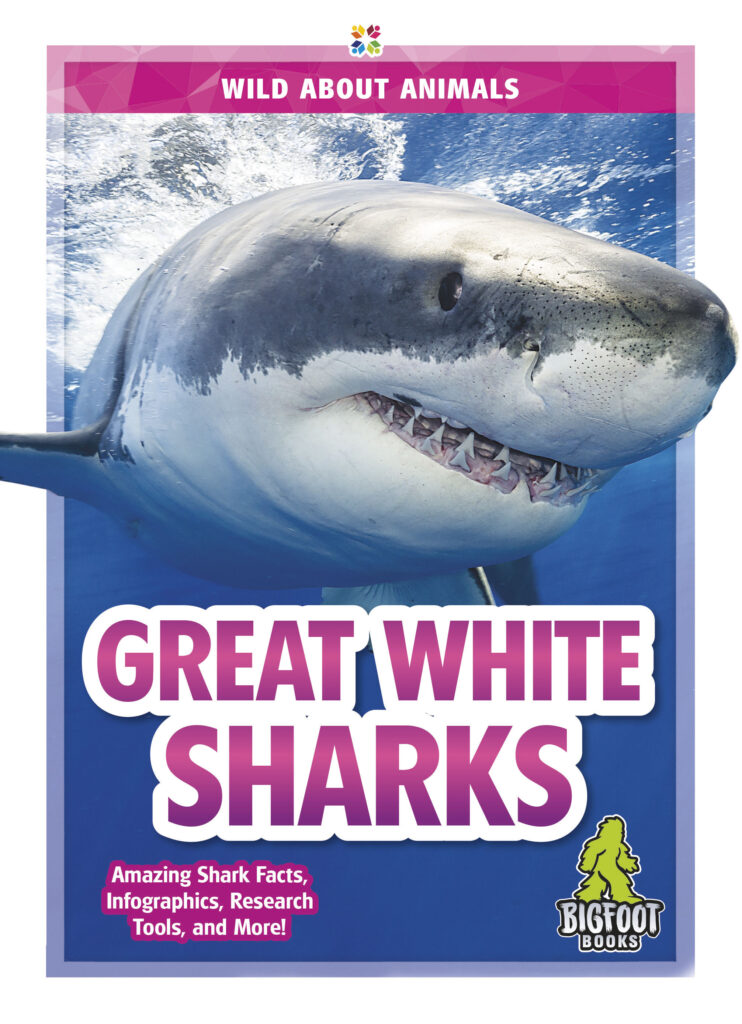 This title introduces readers to great white sharks, covering their habitat, their physical characteristics, and threats to the species. This title features informative sidebars, detailed infographics, vivid photos, and a glossary. Preview this book.