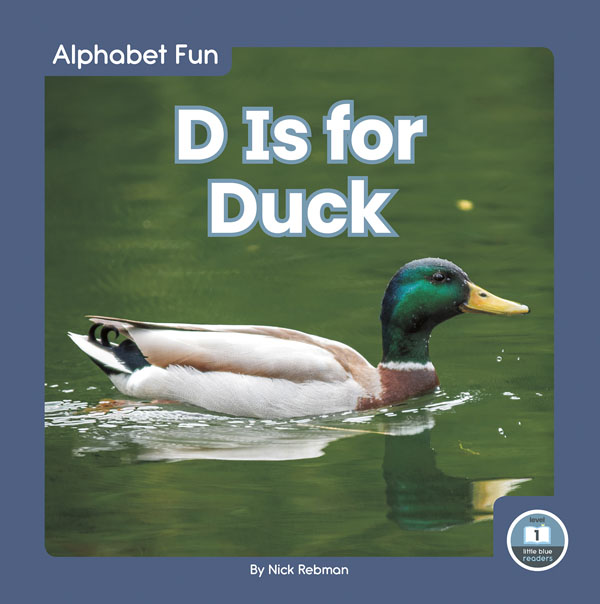 This fun book introduces readers to several words that start with the letter D. Vibrant photos closely match the text to build vocabulary. The book also includes a table of contents, a picture glossary, and an index. This Little Blue Readers title is at Level 1, aligned to reading levels of grades PreK–1 and interest levels of grades PreK–2. Preview this book.