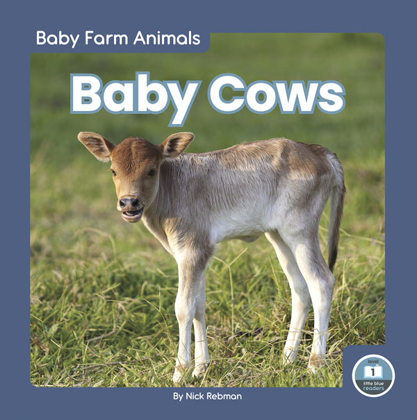 This adorable book gives young readers an up-close look at baby cows on the farm. Vibrant photos closely match the text to help early readers build vocabulary. The book also includes a table of contents, a picture glossary, and an index. This Little Blue Readers title is at Level 1, aligned to reading levels of grades PreK-1 and interest levels of grades PreK-2. Preview this book.