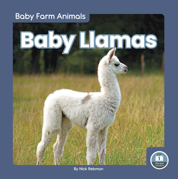 This adorable book gives young readers an up-close look at baby llamas on the farm. Vibrant photos closely match the text to help early readers build vocabulary. The book also includes a table of contents, a picture glossary, and an index. This Little Blue Readers title is at Level 1, aligned to reading levels of grades PreK-1 and interest levels of grades PreK-2. Preview this book.