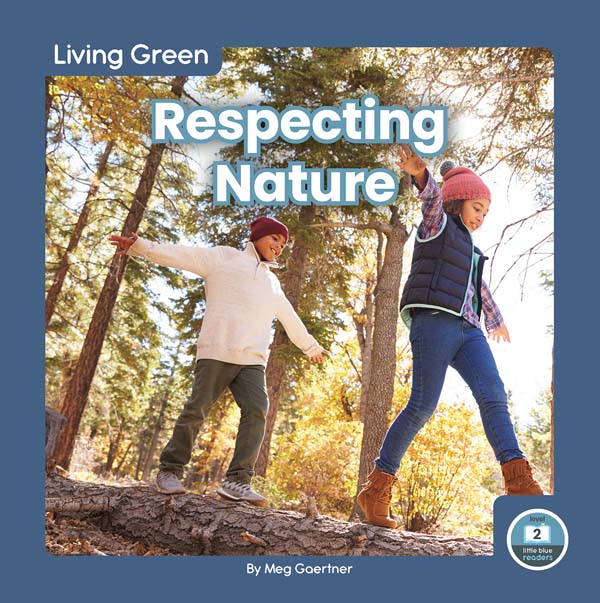 This engaging book shares with readers how they can live green and make a difference by respecting nature. The book includes easy-to-read text and vibrant photos, making it a great choice for beginning readers. It also includes a table of contents, picture glossary, and index. This Little Blue Readers book is at Level 2, aligned to reading levels of grades K-1 and interest levels of grades PreK-2. Preview this book.