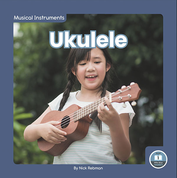 This fun book offers early readers a simple introduction to playing the ukulele. Vibrant photos closely match the text to help early readers build vocabulary. The book also includes a table of contents, a picture glossary, and an index. This Little Blue Readers title is at Level 1, aligned to reading levels of grades PreK-1 and interest levels of grades PreK-2. Preview this book.