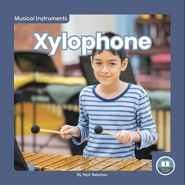 This fun book offers early readers a simple introduction to playing the xylophone. Vibrant photos closely match the text to help early readers build vocabulary. The book also includes a table of contents, a picture glossary, and an index. This Little Blue Readers title is at Level 1, aligned to reading levels of grades PreK-1 and interest levels of grades PreK-2. Preview this book.