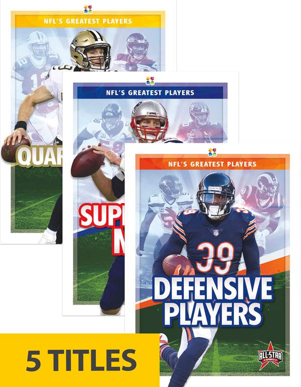 This series introduces readers to the careers of some of the greatest players at the most critical positions in the history of American football. Each title features informative sidebars, detailed infographics, vivid photos, and a glossary.