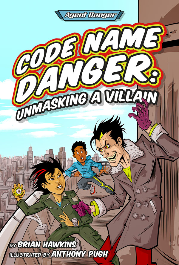 As Will arrives on the Code Name Danger set, he’s eager to jump into filming—and to learn what it means to be a real-life secret agent. The cool gadgets, the flashy moves—Will wants them all. But when a villain from the Code Name Danger book series shows up in real life, threatening to rewrite history, Will is launched into his first mission. Fiction and fact are blurring, and it will take all Will’s training—and the help of partner Fresca, tech whiz Jarvis, and spymaster Ms. Z—to piece together the villain’s identity and stop him.

Will Washington plays a secret agent in the hit kids’ TV show Code Name Danger, based on the bestselling book series. What no one realizes is that he’s also a real-life undercover spy. Juggling filming, spy missions, and—ugh!—schoolwork is tough business. But Agent Danger is up for the task! Preview this book.