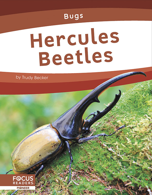 This informative book introduces young readers to the habitat, physical features, diet, and behavior of Hercules beetles. The book also includes a 
