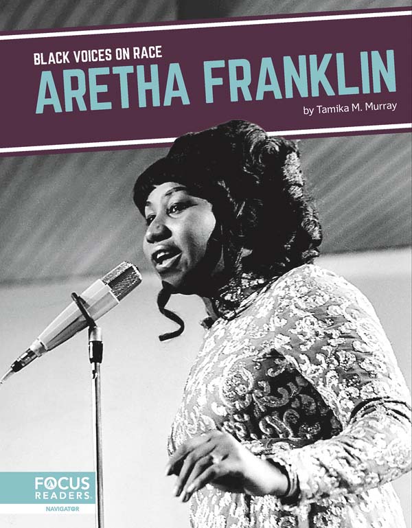 This fascinating book introduces readers to the life and legacy of Aretha Franklin, a Black singer and Queen of Soul whose artistic and cultural contributions expanded and illuminated the collective conversation on race. The book includes a table of contents, a Consider This special feature, a biographical timeline, informative sidebars, quiz questions, a glossary, additional resources, and an index. This Focus Readers series is at the Navigator level, aligned to reading levels of grades 3-5 and interest levels of grades 4-7. Preview this book.
