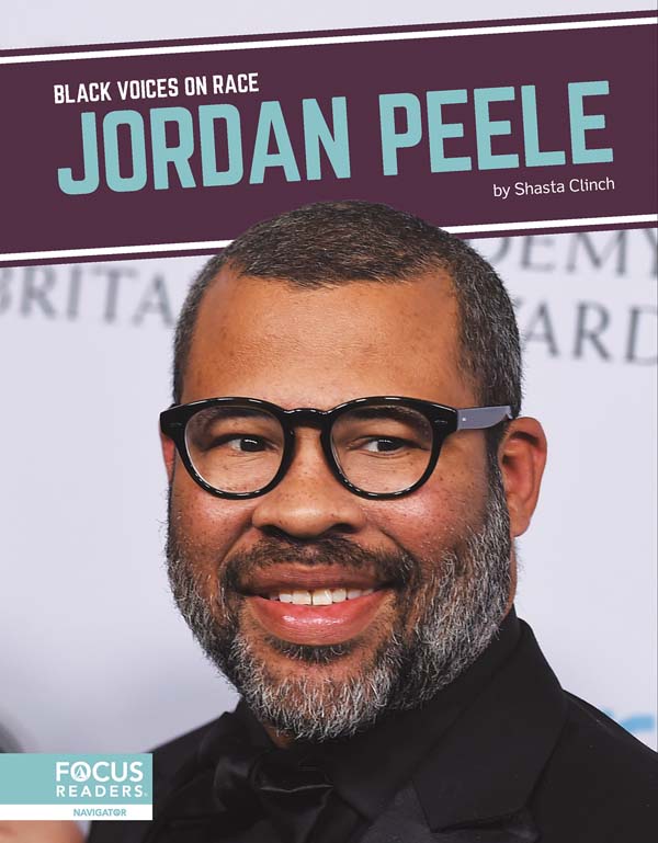 This fascinating book introduces readers to the life of Jordan Peele, a Black film director and comedian whose artistic and cultural contributions have expanded and illuminated the collective conversation on race. The book includes a table of contents, a Consider This special feature, a biographical timeline, informative sidebars, quiz questions, a glossary, additional resources, and an index. This Focus Readers series is at the Navigator level, aligned to reading levels of grades 3-5 and interest levels of grades 4-7.