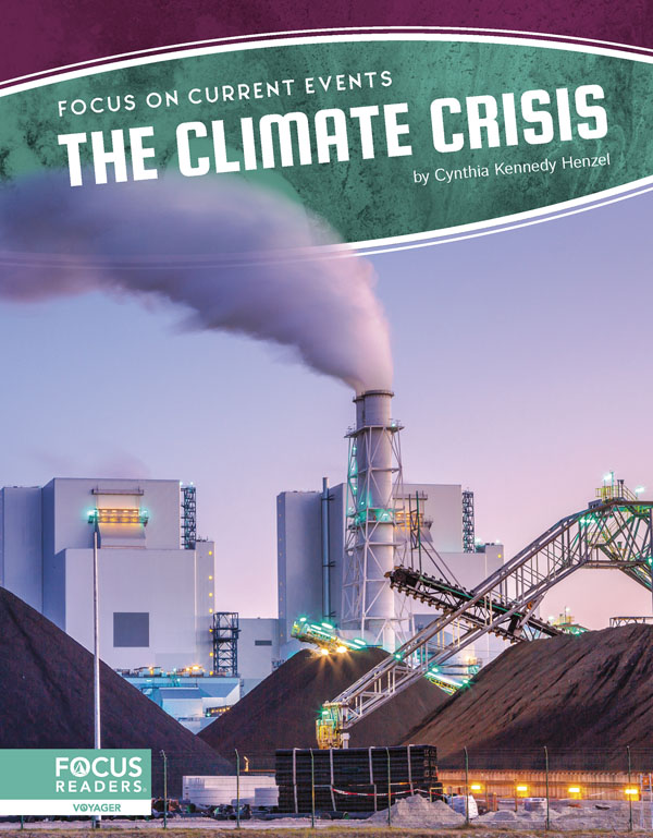 This book explores the crisis of climate change, highlighting its causes, effects, and solutions, as well as the debates and challenges related to climate change that remain today. The book also includes a table of contents, two infographics, informative sidebars, two Case Study special features, quiz questions, a glossary, additional resources, and an index. This Focus Readers title is at the Voyager level, aligned to reading levels of grades 5-6 and interest levels of grades 5-9. Preview this book.