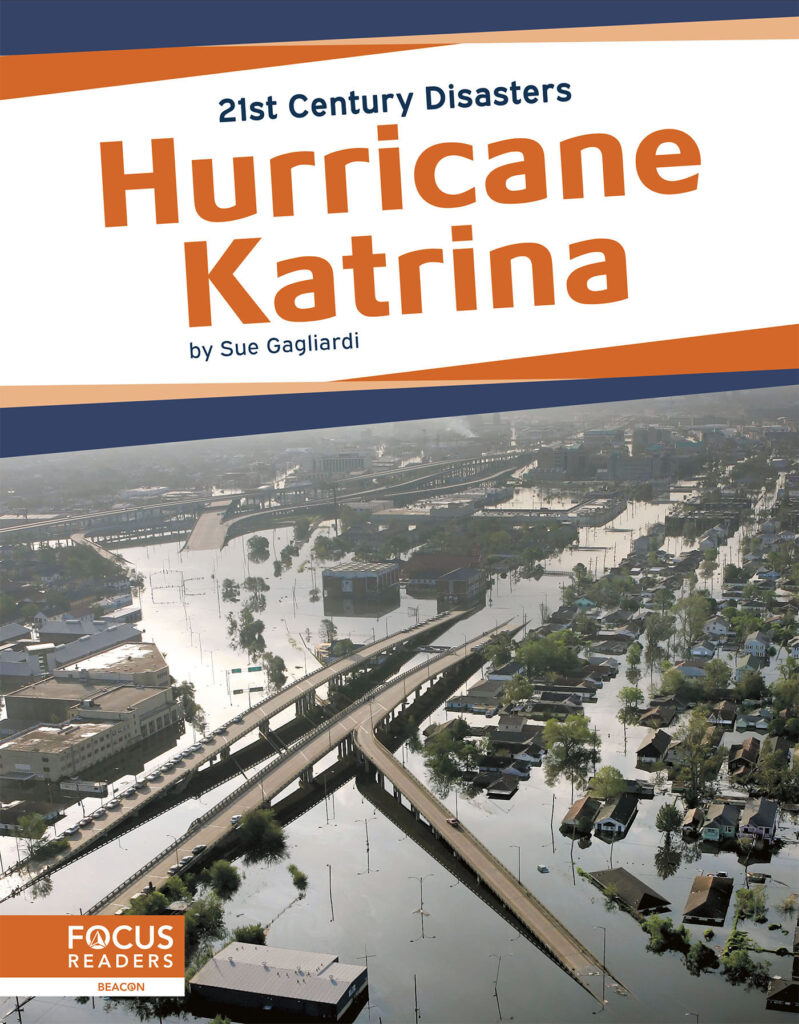 This book describes the causes and aftermath of Hurricane Katrina. Short paragraphs of easy-to-read text and plenty of colorful photos help readers stay engaged and supported. The book also includes a table of contents, fast facts, sidebars, comprehension questions, a glossary, an index, and a list of resources for further reading. Apex books have low reading levels (grades 2-3) but are designed for older students, with interest levels of grades 3-7. Preview this book.