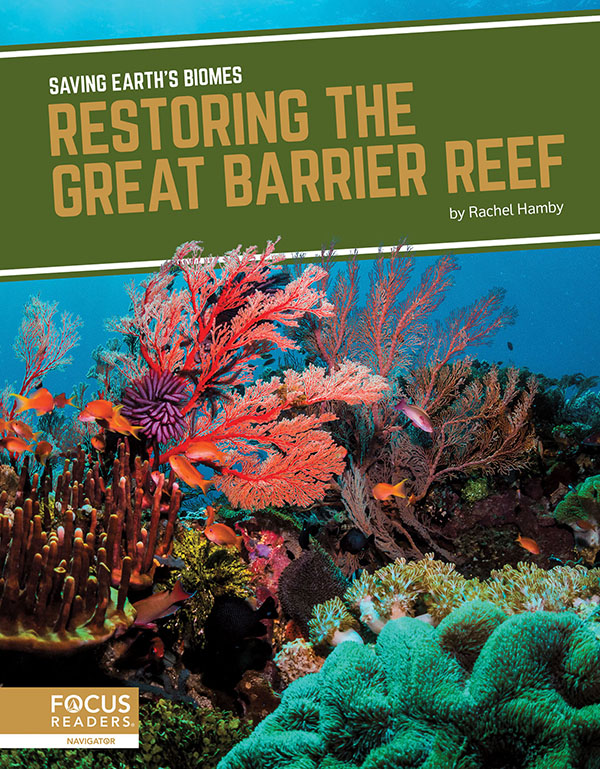 Explores the richness of the Great Barrier Reef, how humans have damaged it, and efforts being taken to restore it. Clear text, vibrant photos, and helpful infographics make this book an accessible and engaging read. Preview this book.