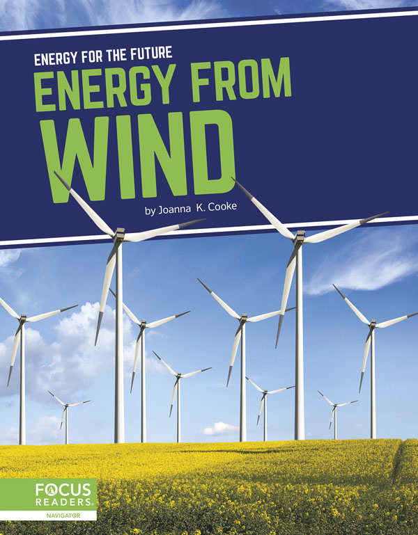This title examines the history and use of wind energy, the pros and cons of the technology, and next steps for this important energy source. This book also includes a table of contents, an infographic, informative sidebars, a That's Amazing special feature, quiz questions, a glossary, additional resources, and an index. This Focus Readers title is at the Navigator level, aligned to reading levels of grades 3-5 and interest levels of grades 4-7. Preview this book.