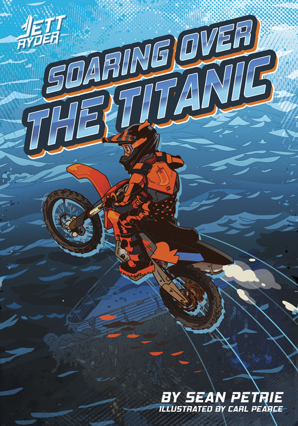 In the world of freestyle motocross stunts, Jett Ryder has seen his share of crashes and wrecks. But none of those come close to the biggest wreck in history: the Titanic. Jett and his best friend Mika want to do an amazing trick that pays tribute to those lost. They can’t perform a stunt onto the Titanic itself—the wreckage is all the way at the bottom of the ocean. But could Jett leap over the wreck? Can Jett stay above water in his most daring motocross stunt yet?

Get set . . . for Jett! Jett Ryder is the biggest name in freestyle motocross stunts. Not only can he pull off the biggest air and most death-defying tricks, but his stunts take place in extreme locations: Niagara Falls, the Space Needle, Mount Etna—even over the wreck of the Titanic. Did we mention he's only twelve years old? Preview this book.