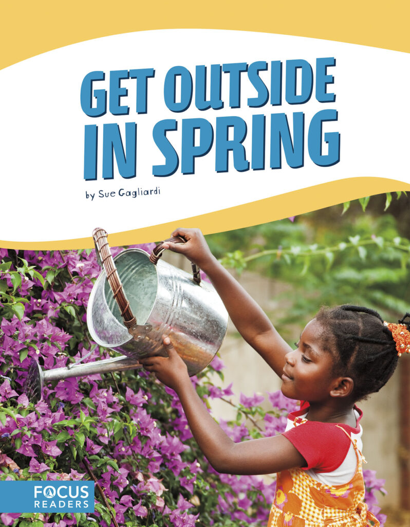 Offers readers a variety of activities they can do to get outside in spring. Filled with fun facts about the season, bonus sidebar activities, and a “Get Outside!” special feature, this book is sure to inspire kids to explore the great outdoors. Preview this book.