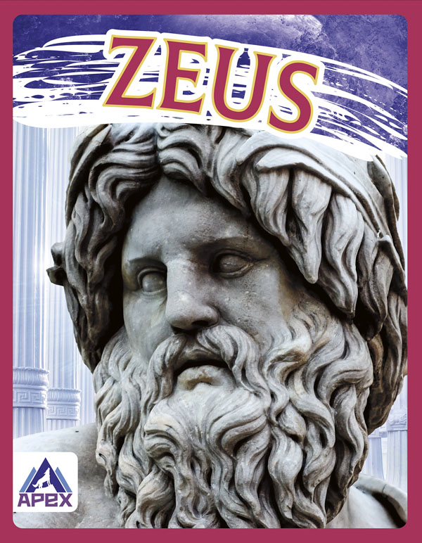 This book describes the powers and actions of the god Zeus. Short paragraphs of easy-to-read text are paired with plenty of colorful photos to make reading engaging and accessible. The book also includes a table of contents, fun facts, sidebars, comprehension questions, a glossary, an index, and a list of resources for further reading. Preview this book.