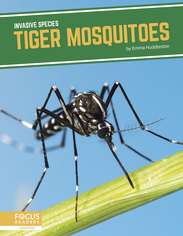 This title explores the role of tiger mosquitoes in introduced environments, how humans helped spread the species, the threats they pose to ecosystems, and efforts being taken to manage them. This book also includes a table of contents, two infographics, informative sidebars, a “That’s Amazing!” special feature, quiz questions, a glossary, additional resources, and an index. This Focus Readers title is at the Navigator level, aligned to reading levels of grades 3–5 and interest levels of grades 4–7. Preview this book.
