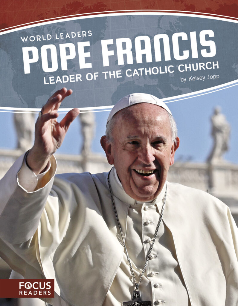 Introduces readers to the life and work of Pope Francis. Engaging infographics, thought-provoking discussion questions, and eye-catching photos give the reader an invaluable look into Vatican City, the Catholic Church, and the office of its current leader. Preview this book.