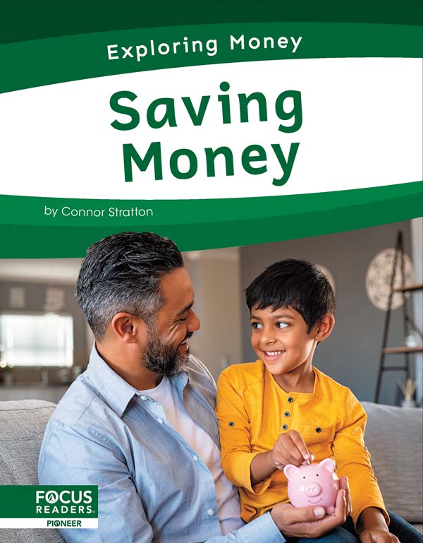 This informative book empowers young learners to take charge of their personal finances by exploring how people save money. It includes a table of contents, informative sidebars, a That’s Amazing! special feature, quiz questions, a glossary, additional resources, and an index. This Focus Readers title is at the Pioneer level, aligned to reading levels of grades 1-2 and interest levels of grades 1-3. Preview this book.