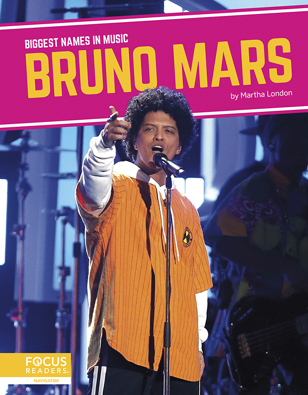 This title introduces readers to the life and music of Bruno Mars. Colorful photos, fun facts, and a timeline of key dates in his life make this book an exciting read for young music lovers. Preview this book.
