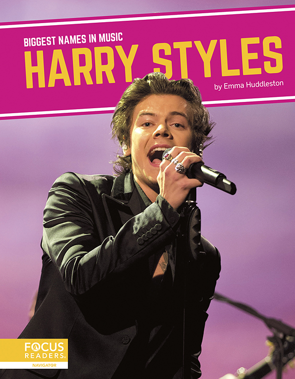 This title introduces readers to the life and music of Harry Styles. Colorful photos, fun facts, and a timeline of key dates in his life make this book an exciting read for young music lovers. Preview this book.