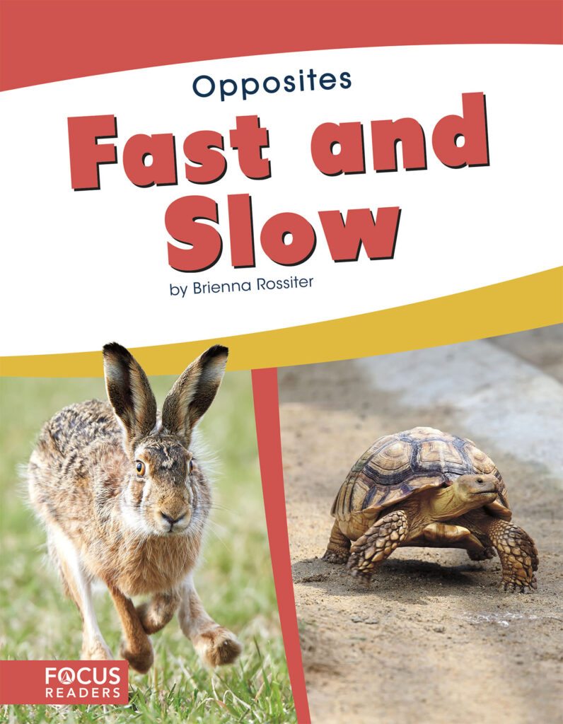 Introduces readers to the concept of opposites through the pairing of fast and slow. Simple text, straightforward photos, and a photo glossary make this title the perfect primer on a common pair of opposites. Preview this book.