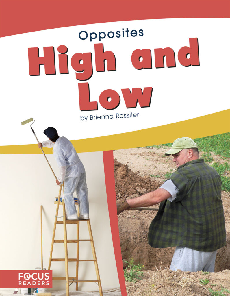 Introduces readers to the concept of opposites through the pairing of high and low. Simple text, straightforward photos, and a photo glossary make this title the perfect primer on a common pair of opposites.