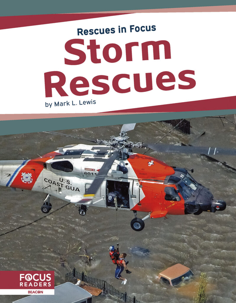 This title provides readers with a compelling overview of storm rescues. Clear text, colorful photos, and helpful diagrams give readers an on-the-job look at what it's like to be a rescue worker. Preview this book.