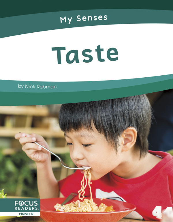 This informative book gives young readers an introduction to the sense of taste. The book also includes a table of contents, one infographic, informative sidebars, a That’s Amazing special feature, quiz questions, a glossary, additional resources, and an index. This Focus Readers title is at the Pioneer level, aligned to reading levels of grades 1-2 and interest levels of grades 1-3. Preview this book.